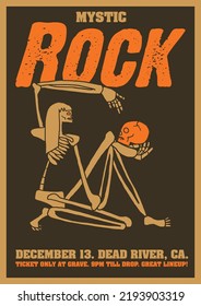 Mystic Rock Gig Poster Flyer Template