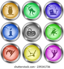 Mystic signs set. Vector internet buttons.