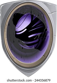 Mystic stone vector concept.