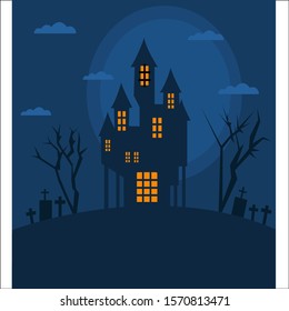 Mystic vector illustration, Graphic design for Halloween party.