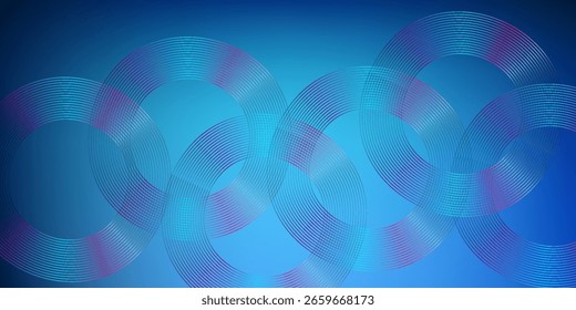 Fundo abstrato místico com um gradiente azul brilhante com partículas em espiral e um vórtice circular fraco no centro. eps 10