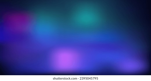 Fondo abstracto místico con un brillo misterioso. Cambio de color, azul oscuro, rosa, turquesa. Papeles brillantes para interfaces, aplicaciones, smartphones. Humor festivo. Copiar espacio