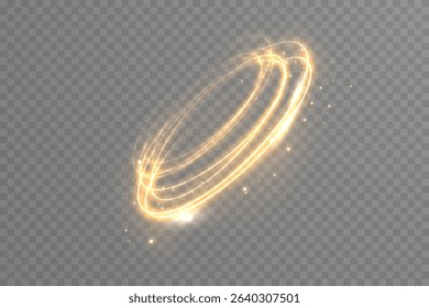 Mystical aura forms golden fire twist. Flash ring breaks into radiant dust. Neon eclipse projects soft flare light. Circle shines with celestial rhythm.