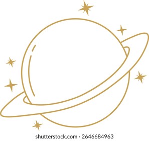 Ilustração celeste mística com padrão contínuo. Vetor isolado