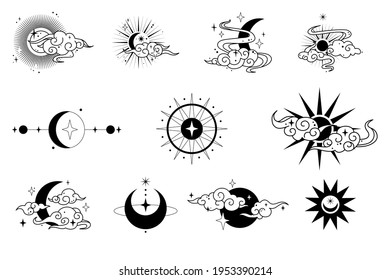 Crescent Moon Tattoo Images Stock Photos Vectors Shutterstock