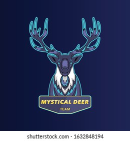 Mystical Deer Logo Esport Team