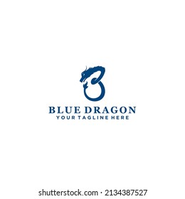 Mystical dragon serpentine creature symbol icon vector graphic