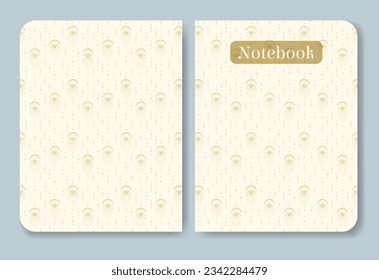 Mystical eyes notebook cover decoration