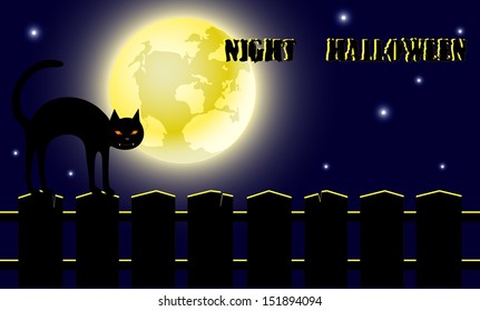 mystical fairytale background for Halloween