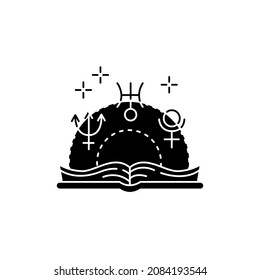 Mystical knowledge color line icon. Isolated vector element. Outline pictogram for web page, mobile app, promo