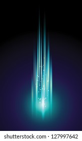 Mystical lights, eps10 vector