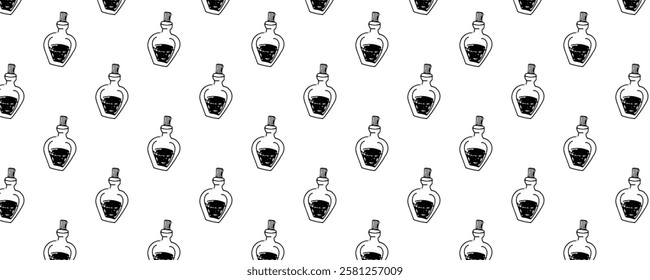 mystical line art pattern background design