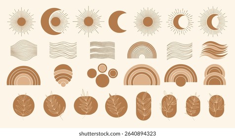 Mystical Lunar Cycles and Celestial Elements for Spiritual Designs and Artistic Purposes