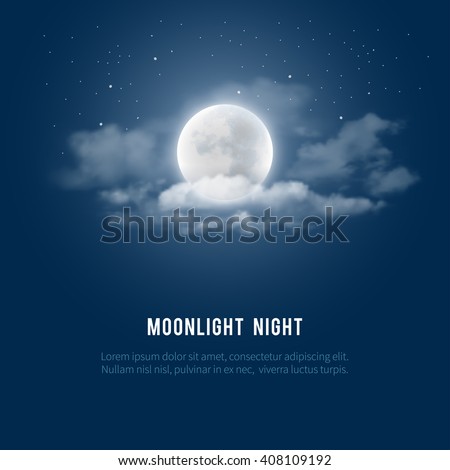 Similar – Image, Stock Photo Full moon with starry sky above the Vogelsang Star Observatory in the International Star Park Eifel National Park, Germany