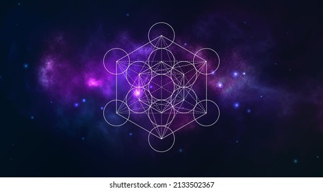 Mystical Sacred Geometry Vector Symbol Spirituality Stock Vector ...