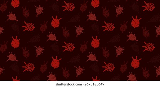 Mystical shapes rounded with appendages for lovers of unusual abstract patterns.