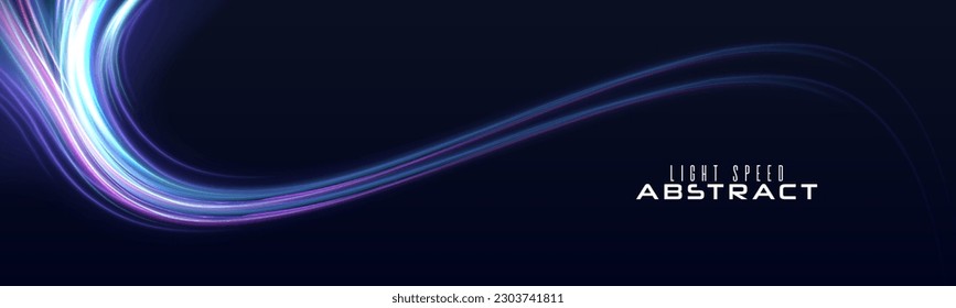 Rayas de velocidad místicas, efecto de brillo. Brillo de rayos cósmicos. Líneas de velocidad neón y viento rápido. Efecto brillante, energía poderosa.	