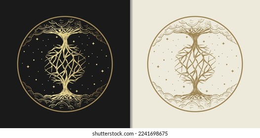 The mystical tree that connects the two realms