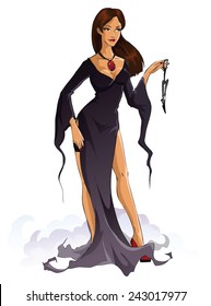 Mystical witch