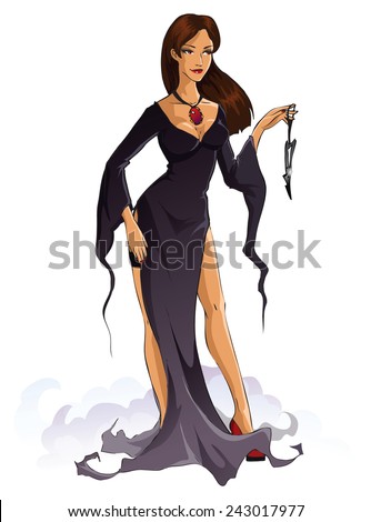 Mystical witch