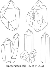 Mystische Hexensammlung. Handgezeichnete Linien mit okkulten Symbolen. Perfekt für moderne Hexerei, Tarot und Esoterik. Boho-Zauberstimmung