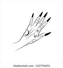 1,774 Drawing hands nails tattoo Images, Stock Photos & Vectors ...