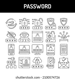 Mysticism line icons set. Isolated vector element. Outline pictograms for web page, mobile app, promo. Editable stroke.