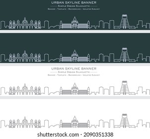 Mysuru Single Line Profile Skyline Banner