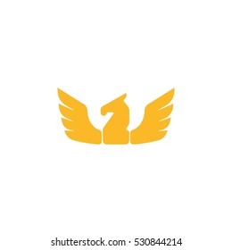 Myth Pegasus Vector Logo Design Template Element