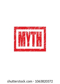 Myth red stamp