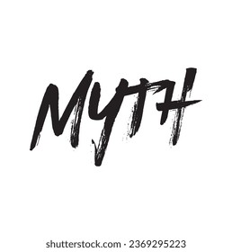 myth text on white background.