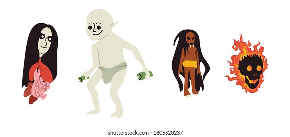The myth is that ghosts in Indonesia usually occur when someone dies in a tragedy. This makes the deceased's spirit not calm and disturbs others