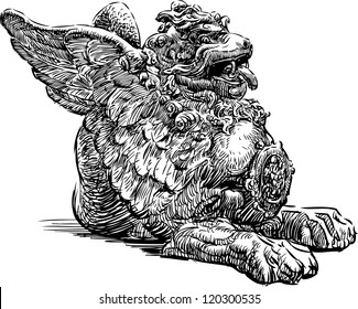mythical Chinese dragon