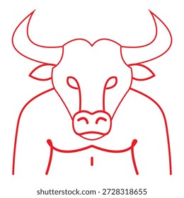 Ícones míticos de Phoenix e Bull. Coleção de ícones de criatura mítica de fênix e touro em linha e estilos sólidos, adequado para logos, branding, tatuagens e design de fantasia.EPS10AI.

