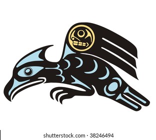 Mythological image eagle Vector