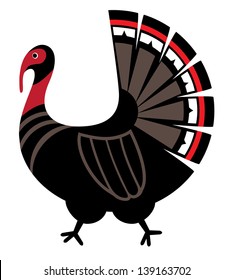 Mythological  Image  Turkey, Vector Icon