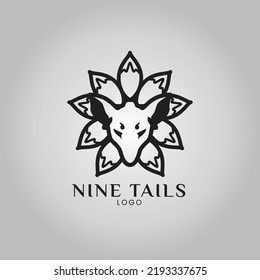 the mythology of kitsune with simpli logo