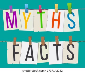 "Myths and Facts" attached with hairpins