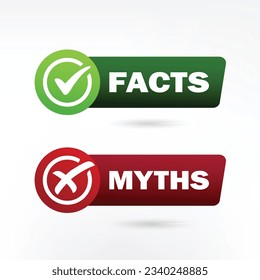 myths facts. facts, great design for any purposes