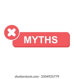 Myths icon isolated on white background.Eps 10.