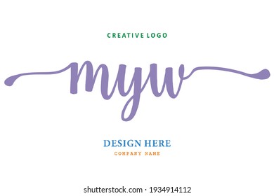 MYW lettering logo is simple, easy to understand and authoritative