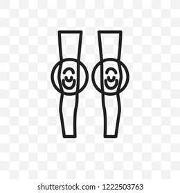 Myxedema vector linear icon isolated on transparent background, Myxedema transparency concept can be used for web and mobile