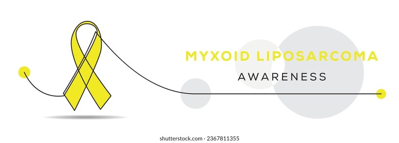 Myxoid Liposarcoma awareness, banner design. svg