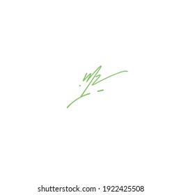 mz initial handwriting logo for identity