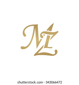 MZ initial monogram logo