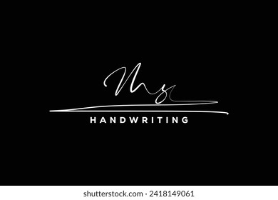 MZ initials Handwriting signature logo. MZ Hand drawn Calligraphy lettering Vector. MZ letter real estate, beauty, photography letter logo design.