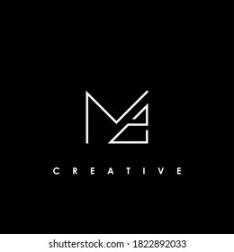 MZ Letter Logo Design Vorlage Vektor
