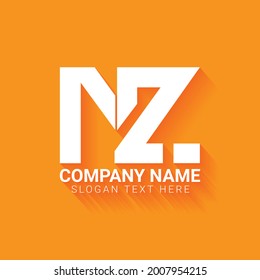 Mz Logo Design Template Initials Logo Stock Vector (Royalty Free ...