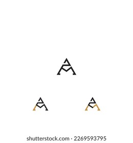 MZ, ZM, Logo-Design für abstrakte Anfangsbuchstaben