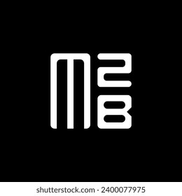 MZB letter logo vector design, MZB simple and modern logo. MZB luxurious alphabet design  